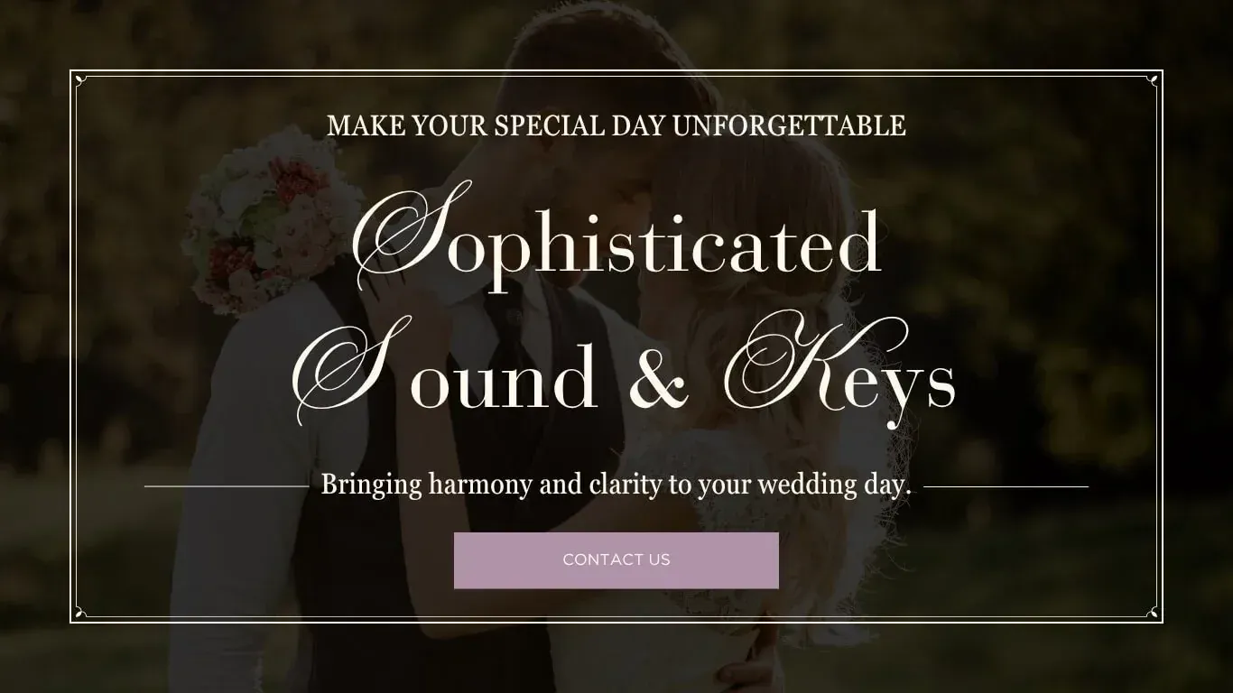 Sophisticated Sound & Keys website screenshot.